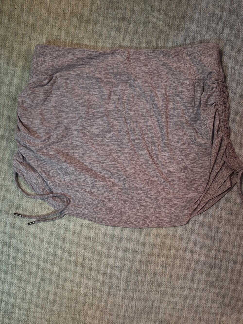 Kyodan Heather Gray Ruched Side Active Skirt